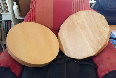 Tamburo Ocean Majestic 30cm - Suono Del Mare, Pelle Di Capra, Per Meditazione E Relax - Foto 9